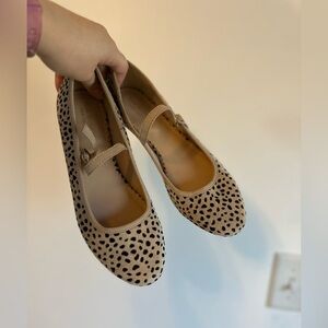 Women’s Leopard Print Mary Jane Flats